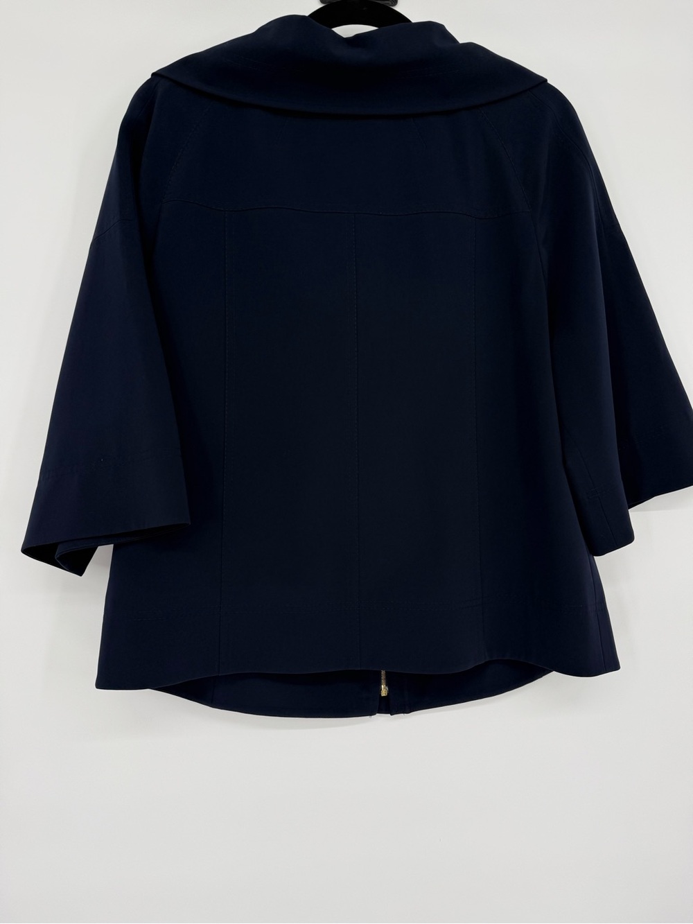 St. John Sport Zip Front Jacket Cape Cod Designer Luxury Career Travel Medium - Picture 5 of 13